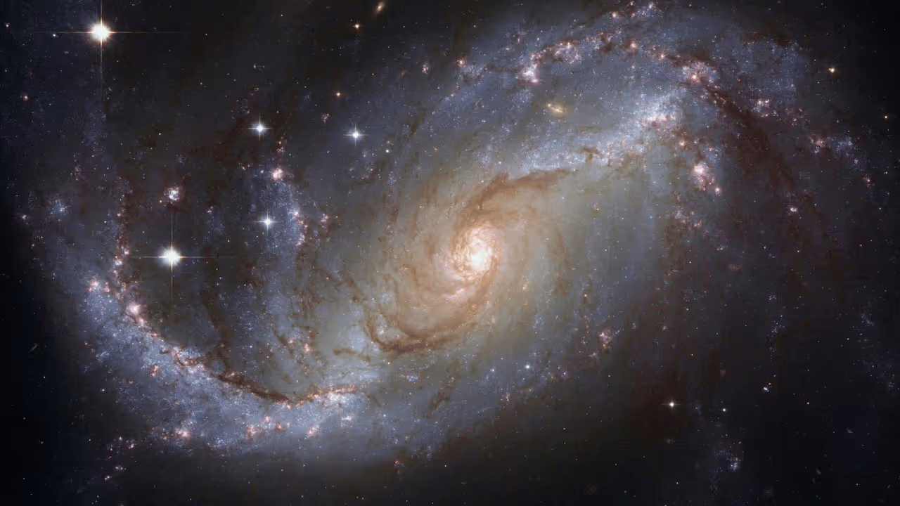 Photograph of a galaxy
